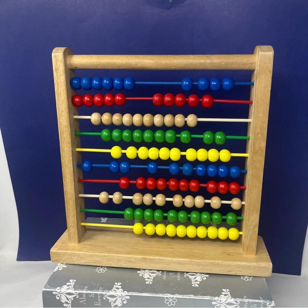 Melissa & Doug Colorful Wooden Abacus